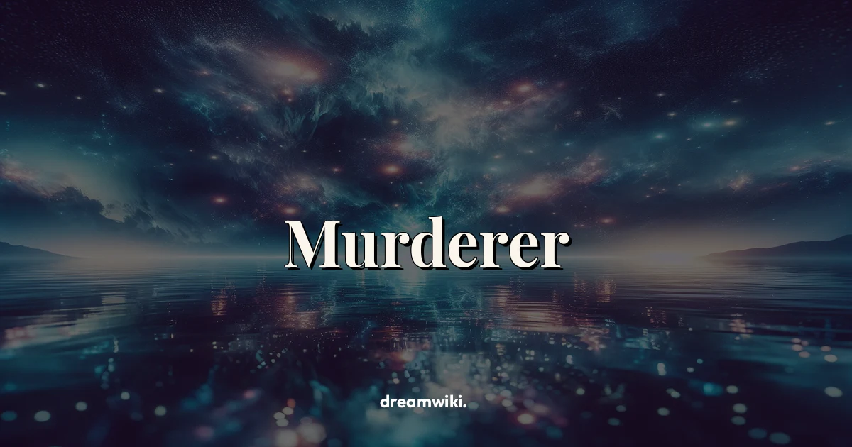 Significado de soñar con Asesino