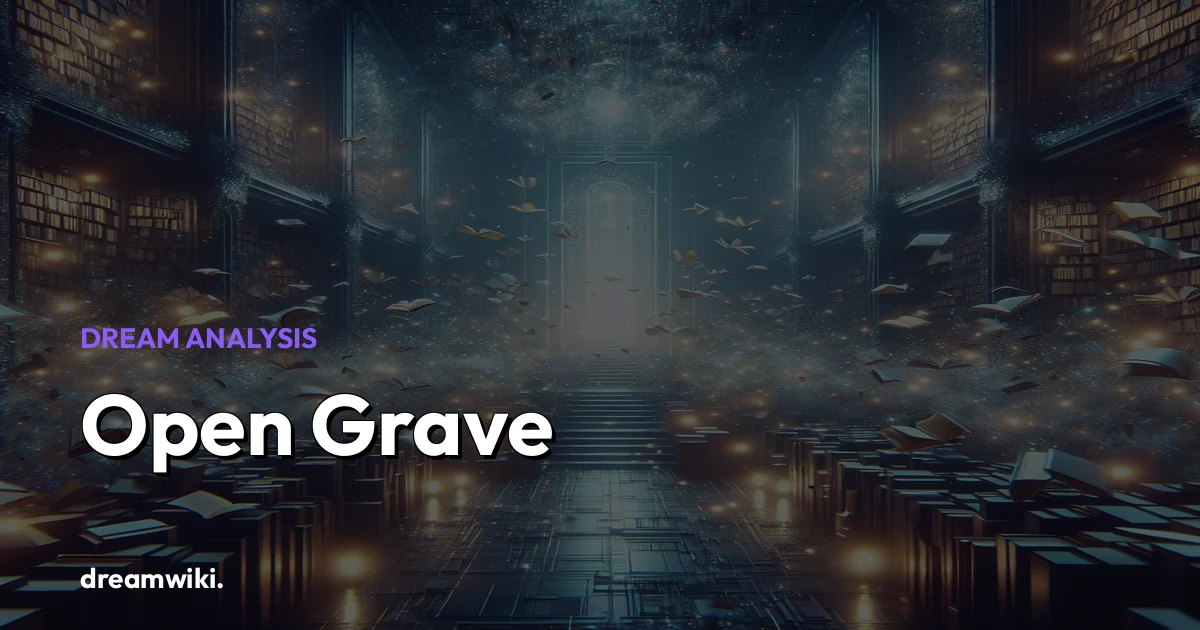 Open Grave Dream Meaning & Symbolism