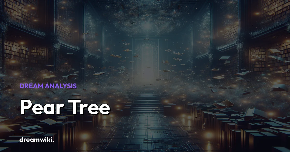 Significado de soñar con árbol de pera