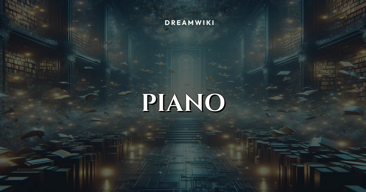 Significado de soñar con Piano