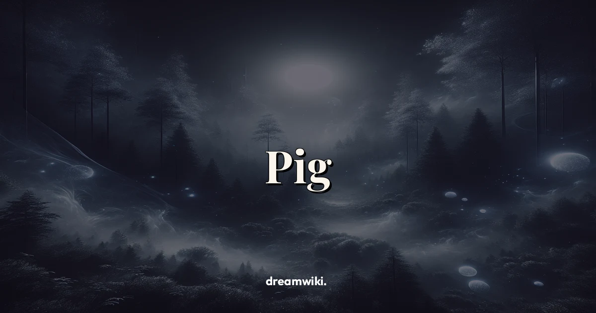 O que significa sonhar com porco