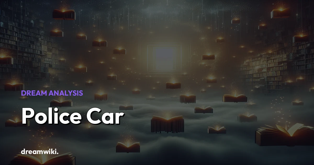 Police Car Dream Meaning & Symbolism