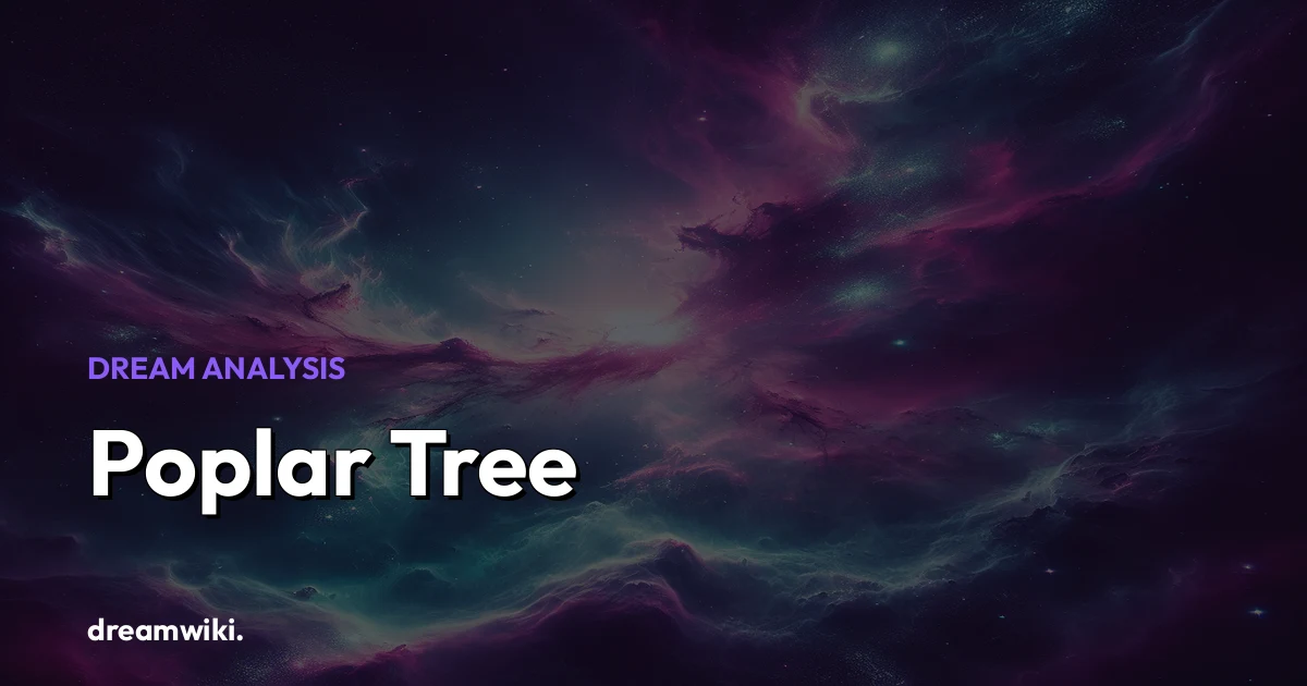 Significado de soñar con álamo