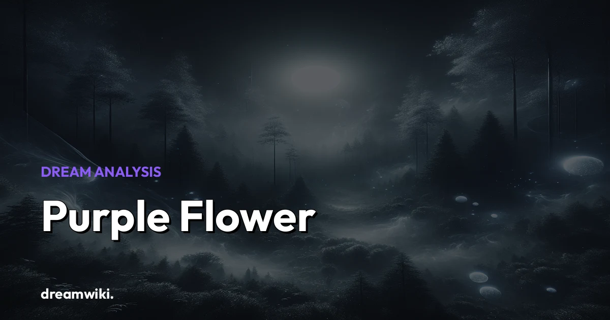 O que significa sonhar com Flor Roxa