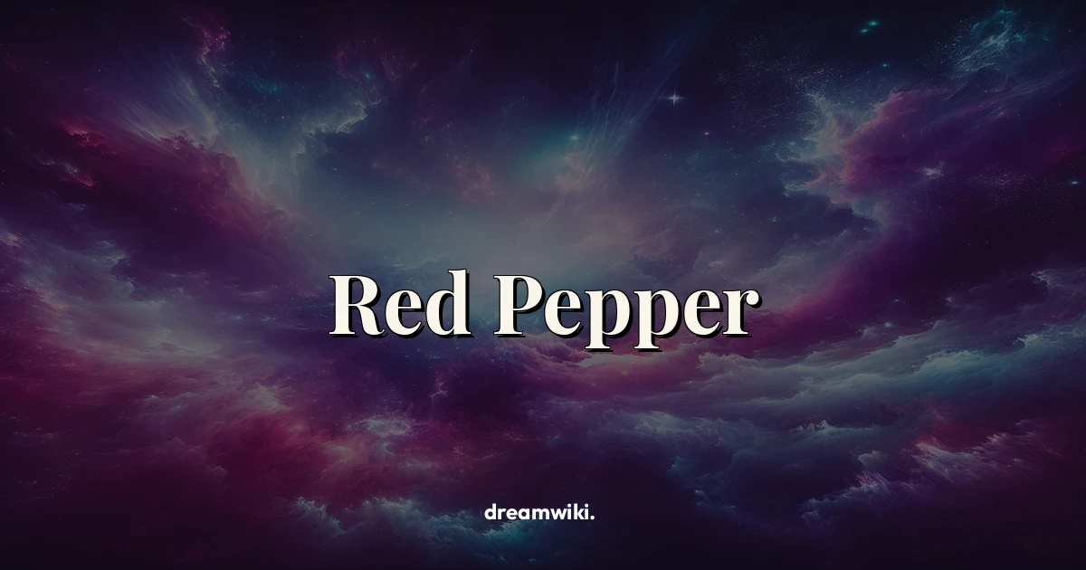 Significado de soñar con Pimiento Rojo