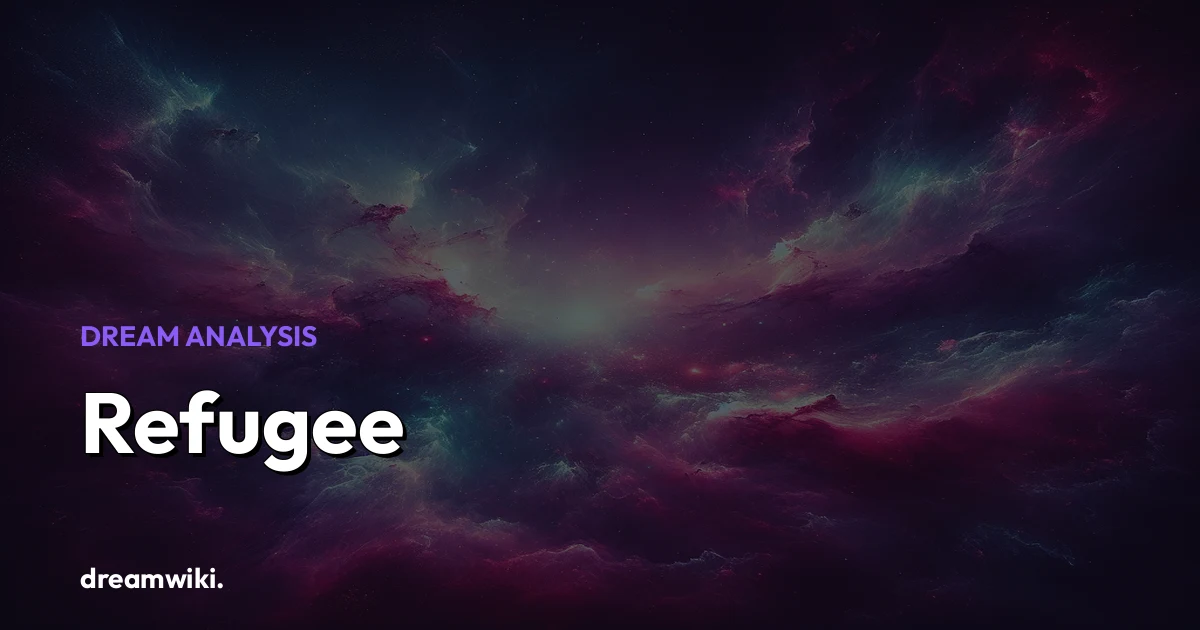 O que significa sonhar com refugiado