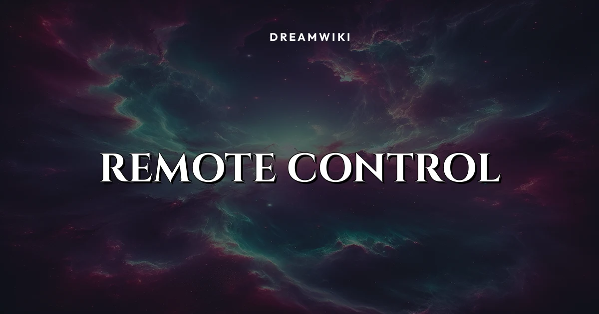 Significado de soñar con control remoto