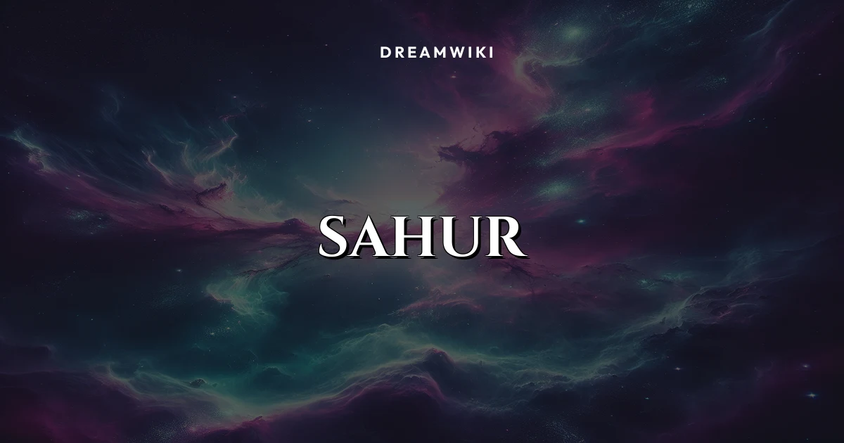 O que significa sonhar com Sahur