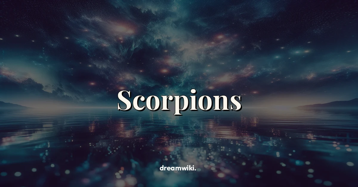 Scorpions Dream Meaning & Symbolism