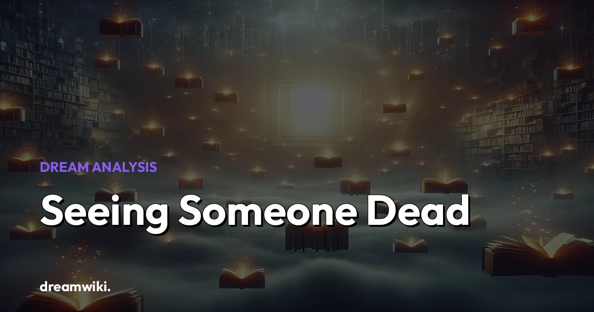 Seeing Someone Dead Dream Meaning & Symbolism