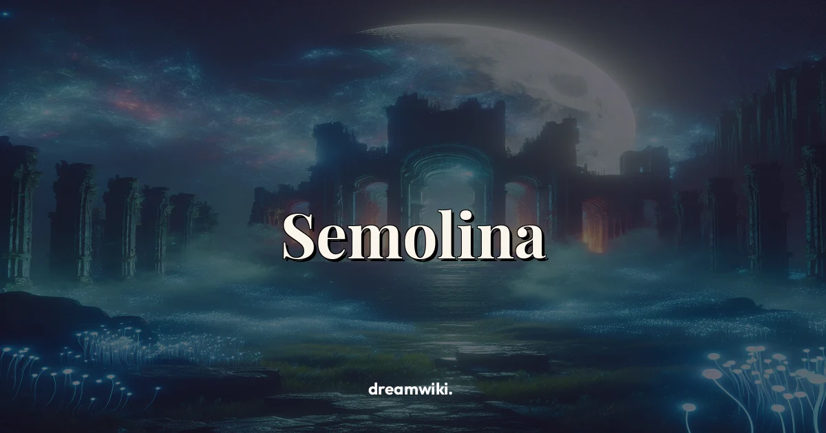 Rüyada İrmik Görmek Ne Anlama Gelir?