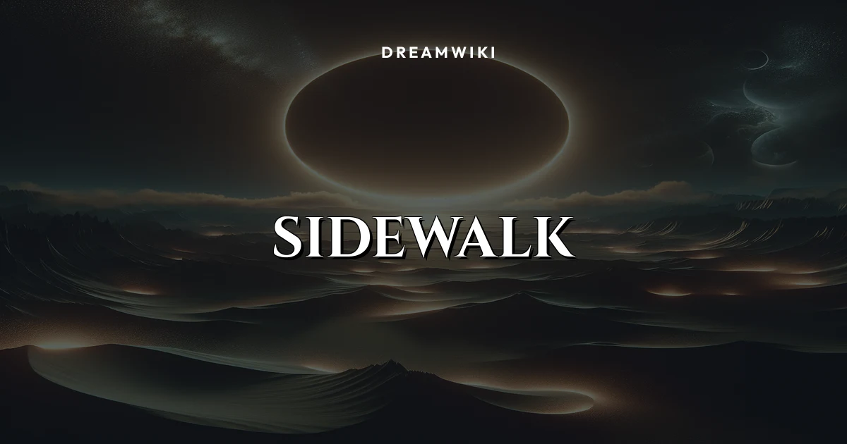 O que significa sonhar com calçada