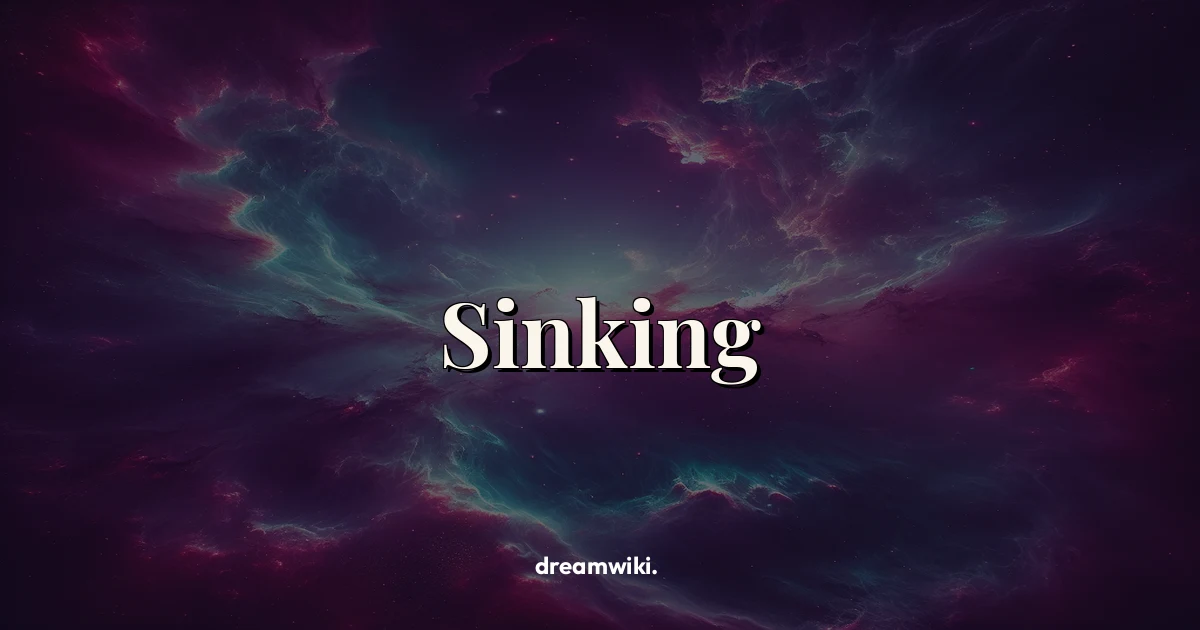 Sinking Dream Meaning & Symbolism