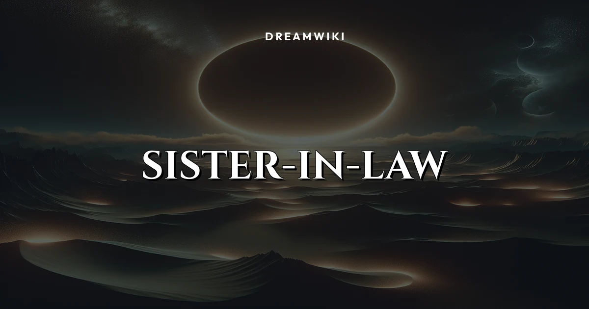 Sister-in-law Dream Meaning & Symbolism