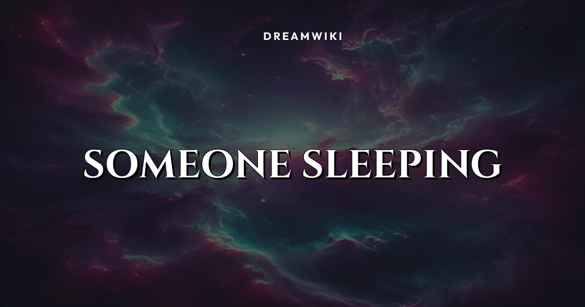 O que significa sonhar com pessoa dormindo