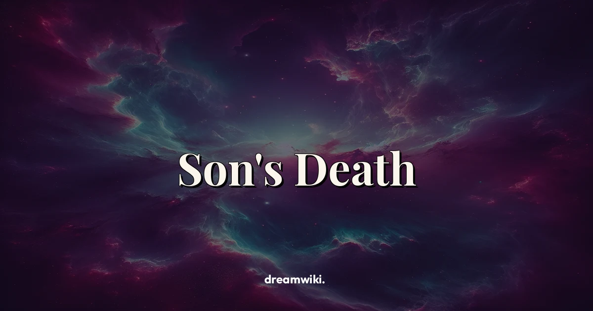 Significado de soñar con la muerte de un hijo