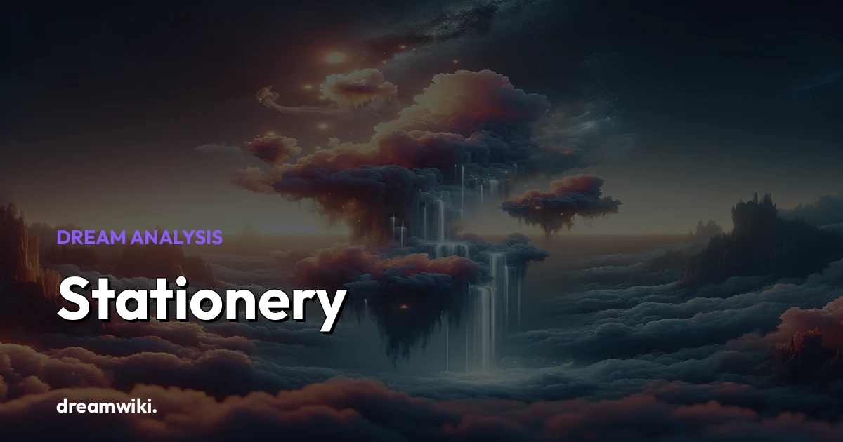 Stationery Dream Meaning & Symbolism
