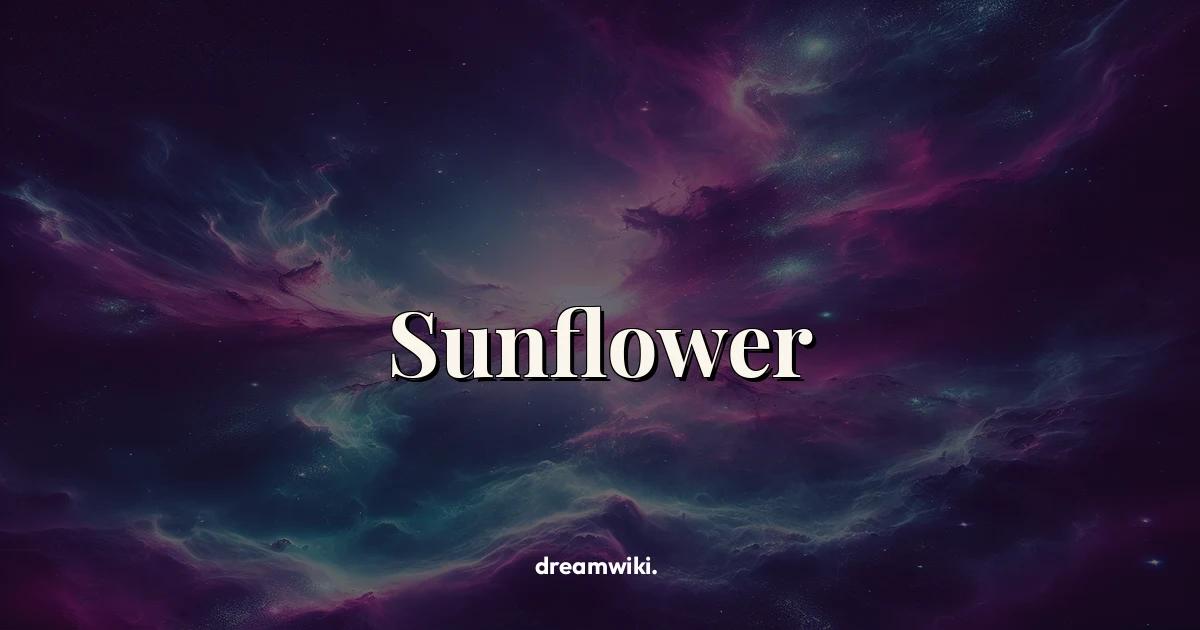 Sunflower Dream Meaning & Symbolism