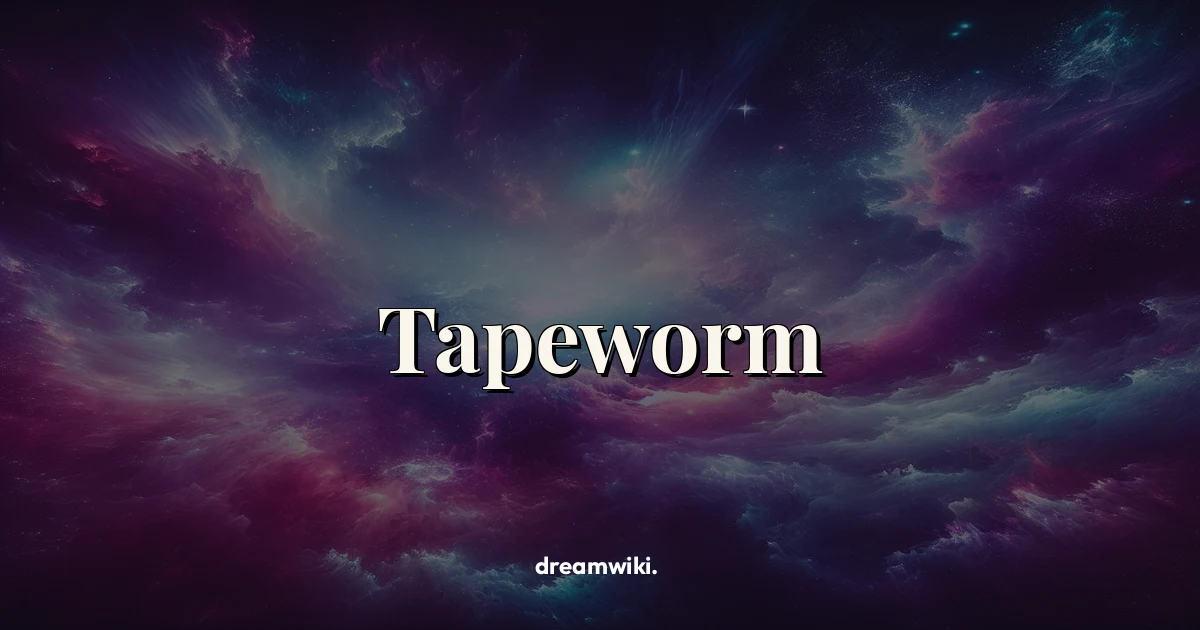 O que significa sonhar com tênias