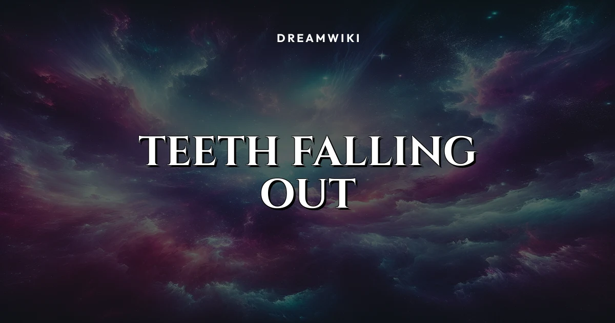 O que significa sonhar com dentes caindo