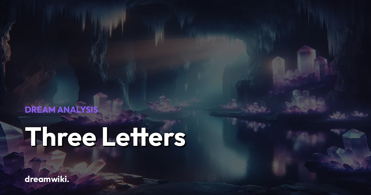 Three Letters Dream Meaning & Symbolism