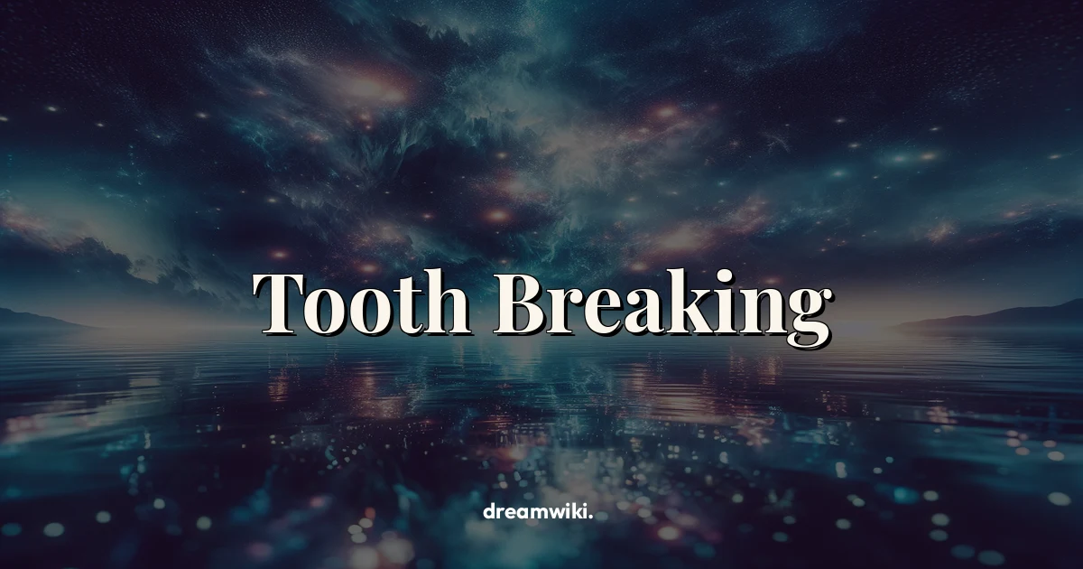 Significado de soñar con diente roto