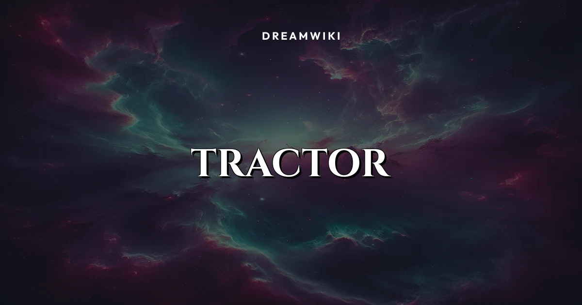 Significado de soñar con Tractor