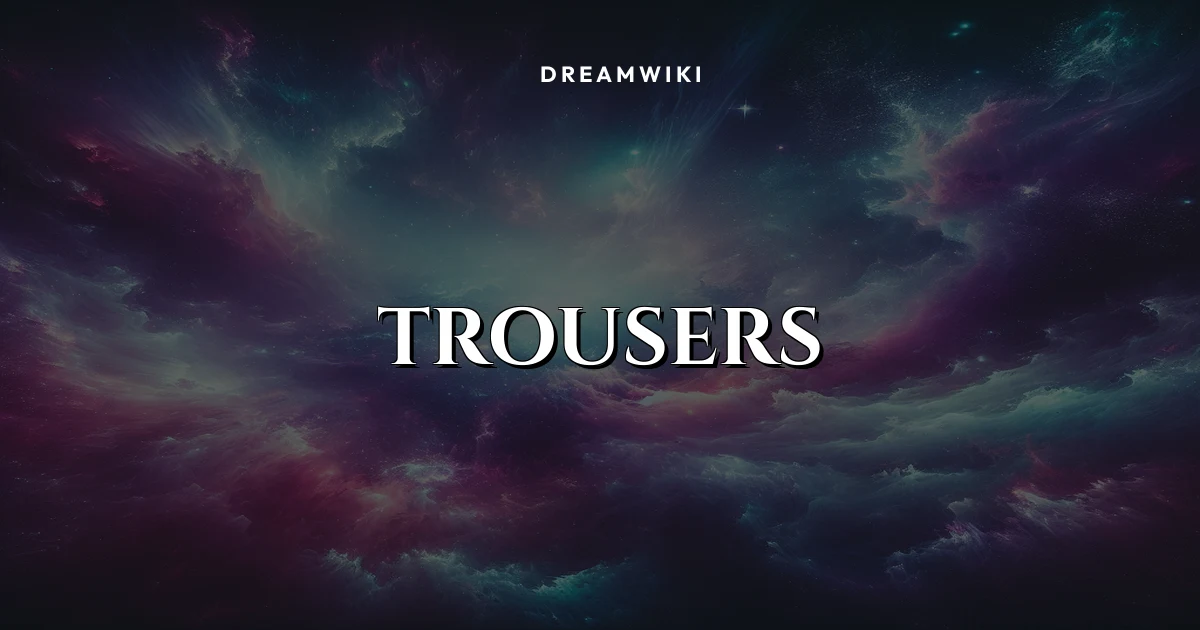 Trousers Dream Meaning & Symbolism