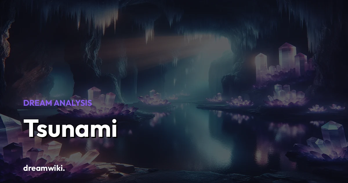 O que significa sonhar com Tsunami