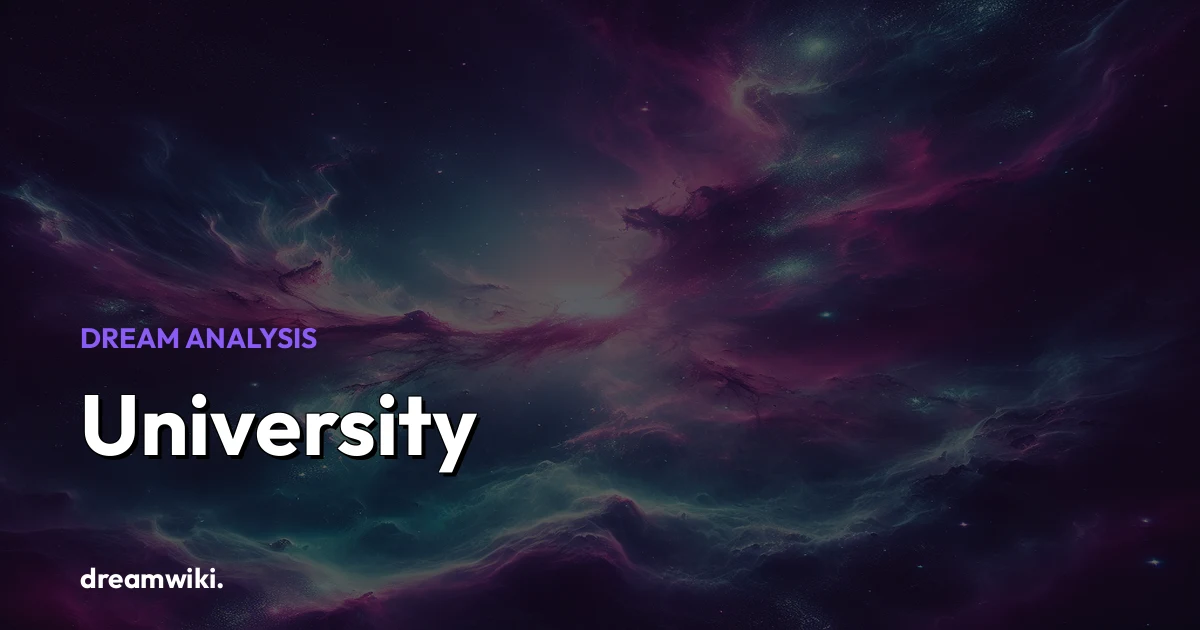 University Dream Meaning & Symbolism