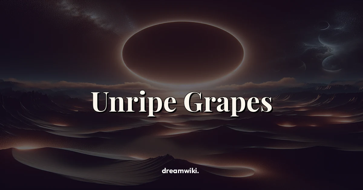 Arti Mimpi Anggur Asam: Tafsir dan Maknanya