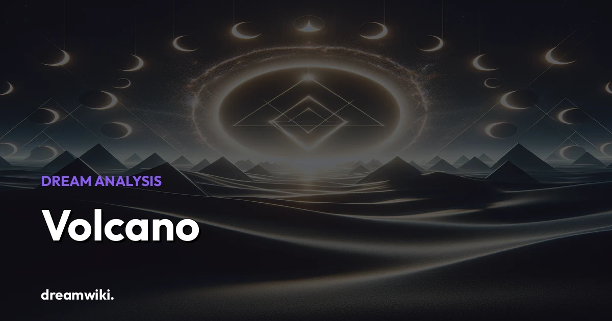 Significado de soñar con volcán