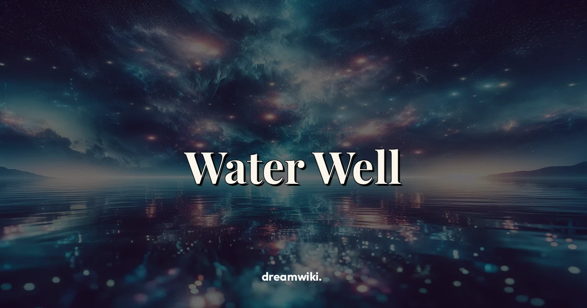 O que significa sonhar com poço de água