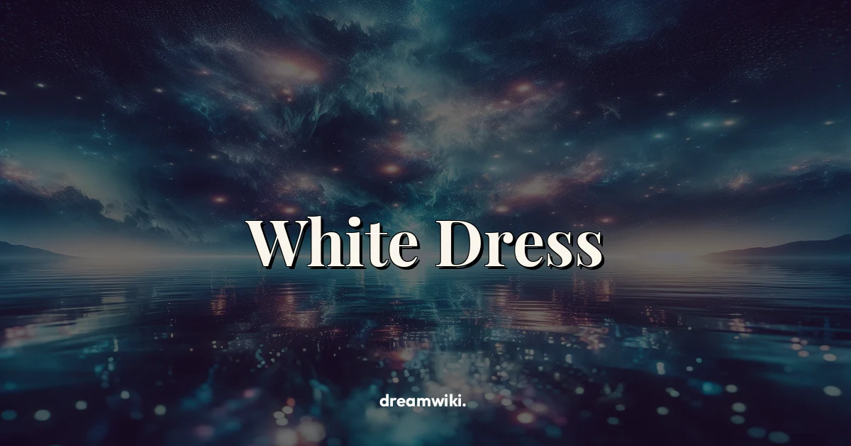 White Dress Dream Meaning & Symbolism