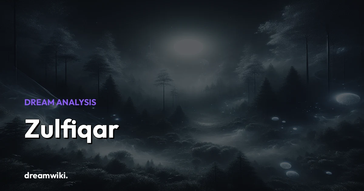 O que significa sonhar com Zulficar
